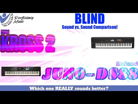 Korg KROSS 2 vs Roland JUNO-DS88: BLIND Sound vs Sound Comparison!