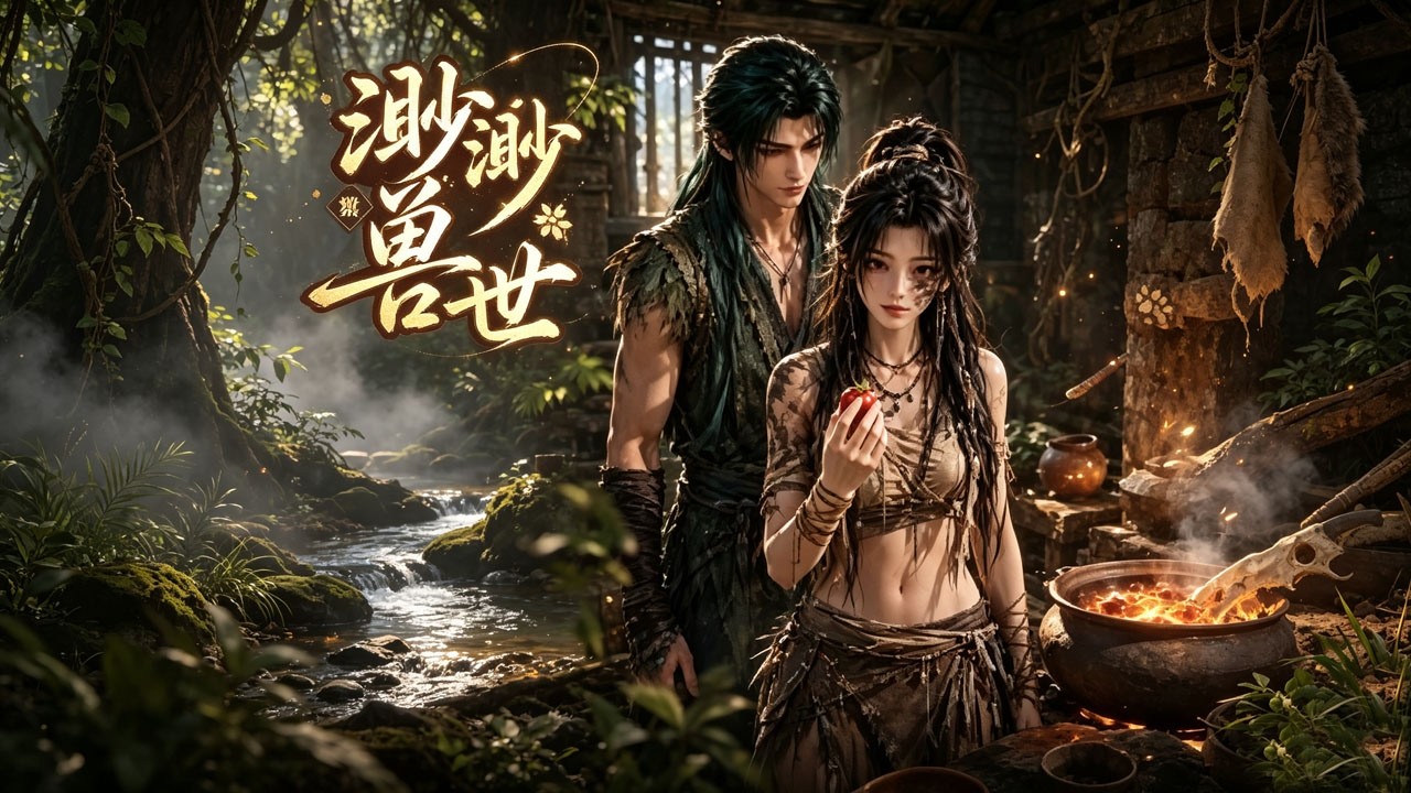🔥漫剧上新｜《渺渺兽世》救夫做饭求生。她只想活下去，却让曾经恨她的兽夫们，一个个开始心软！#崽崽动画