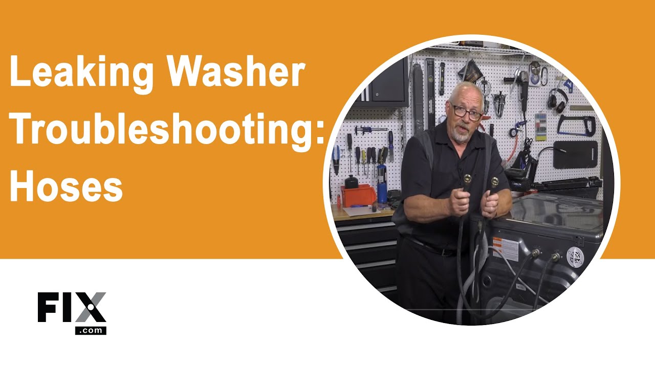How to Fix a Washer Drain Hose That is Leaking