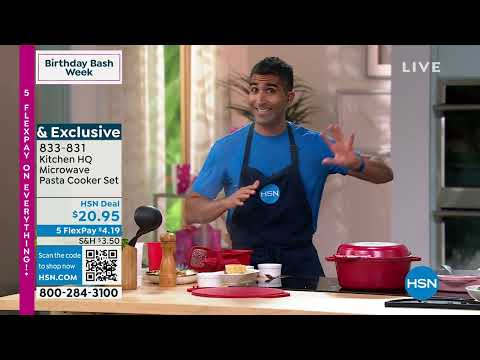 HSN | KitchenHQ Celebration featuring Chef Shahir 07.21.2023 - 08 PM