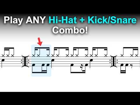 Ultimate Independence Workout – Play ANY Hi Hat + Kick/Snare Combo! 🥁 Play-Along Drum Set Exercises