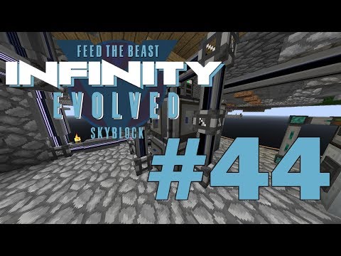 Erste Schritte fürs Autocrafting! | FTB Infinity Evolved Skyblock #44