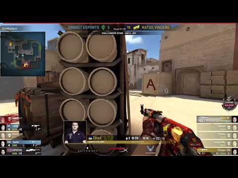 NaVi Simple 1v3 Clutch to Finish Sprout (NaVi vs Sprout ELEAGUE Major 2018 Qualifier Day3)