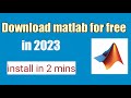 How to download & install matlab in laptop #matlab #free for students 2024 free version Electronook