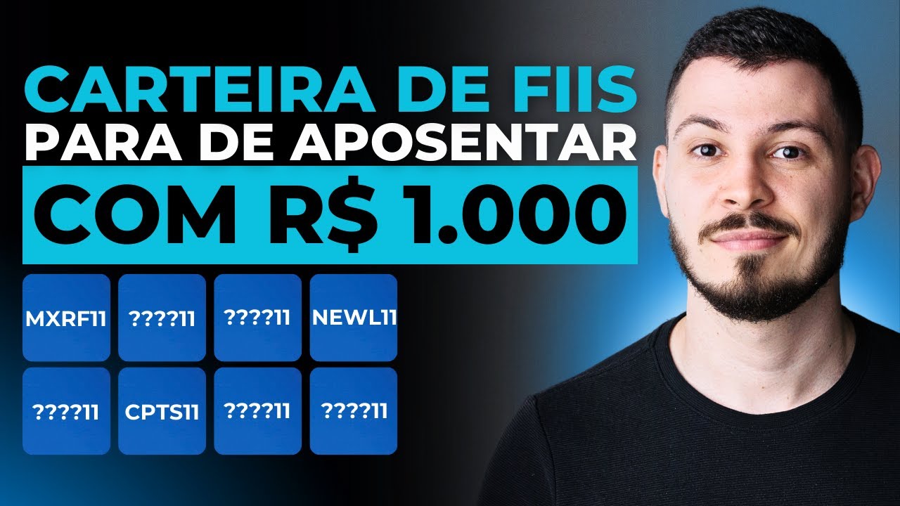 COMO MONTAR UMA CARTEIRA DE FUNDOS IMOBILIÁRIOS COM R$ 1.000!  Na Prática e de forma SIMPLES
