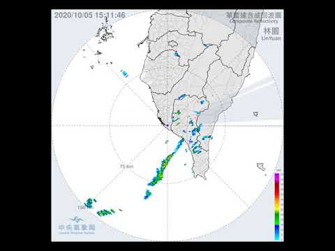 Radar Taiwan - Kaohsiung Linyuan (RCLY) - 2020/10/05