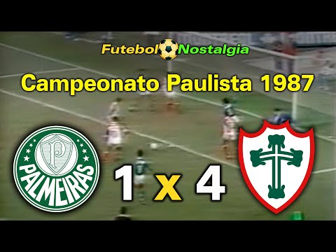 Palmeiras 1 x 4 Portuguesa - 31-05-1987 (Campeonato Paulista)