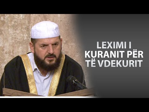54. Akide Tahavije "Leximi i Kuranit për të vdekurit"