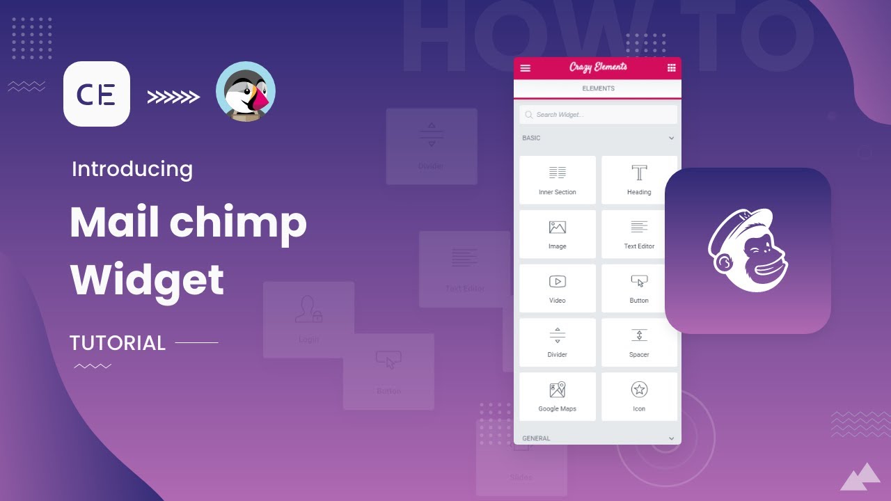 How to Use Mail Chimp Widget | Free PrestaShop Page Builder | PrestaShop Tutorial