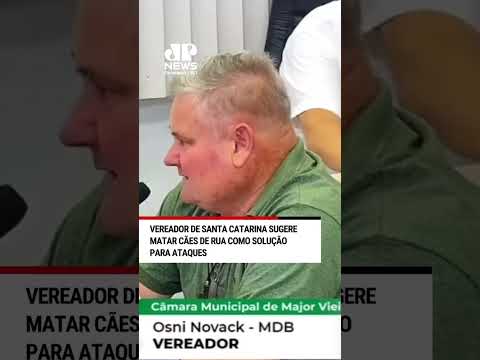 VEREADOR SUGERE MATAR CÃES DE RUA COMO SOLUÇÃO PARA ATAQUES #shorts