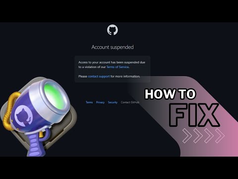 GitHub account suspended