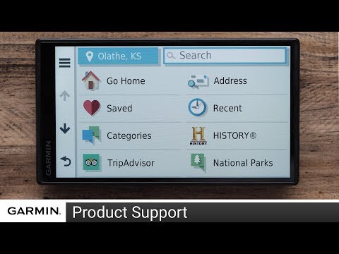 Support: Finding, Saving & Deleting Addresses on an Automotive Device