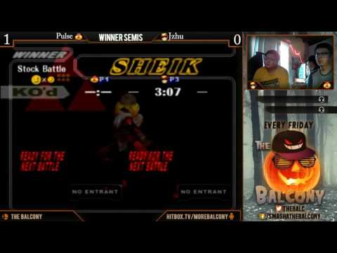 Melee at the Balcony 69 - Winners Semis ft. Pulse (Sheik) VS Jzhu (Falcon)