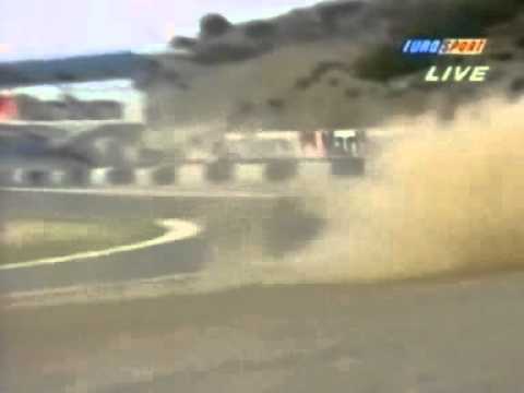 jean alesi spin 1994 european gp qualifying.wmv