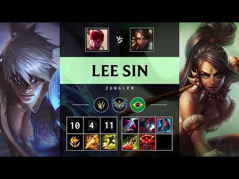 Lee Sin Jungle vs Nidalee - BR Challenger Patch 25.15