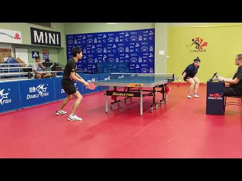 Zakria 1986 vs Nicole 1651- Final U2000 - Ontario MyTTC Challenge Aug 2023