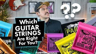 What Guitar Strings Are Right For You | Ernie Ball