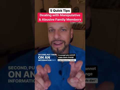 5 Tips for Dealing With Manipulative and/or Abusive Family Members