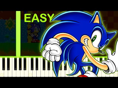 SONIC POCKET ADVENTURE THEME - EASY Piano Tutorial