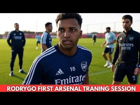 RODRYGO HAS ARRIVED! ARSENAL’S NEW SIGNING STUNS EVERYONE IN FIRST TRAINING SESSION 