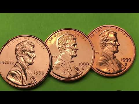 1999 US Penny - $100 Minimum For Close AM - DC Minutes United States One Cent Coins