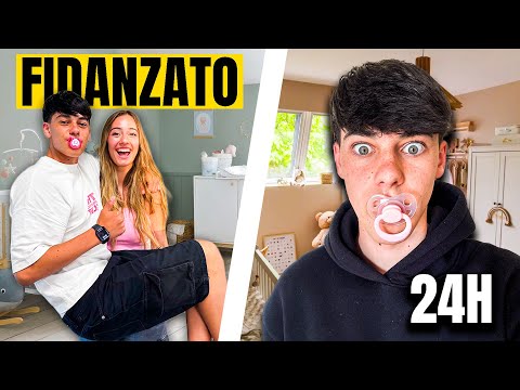 TRASFORMO IL MIO FIDANZATO IN UN NEONATO PER 24 ORE *mamma Viola*