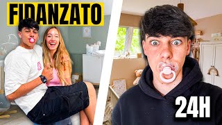 Download lagu TRASFORMO IL MIO FIDANZATO IN UN NEONATO PER 24 ORE *mamma Viola* mp3