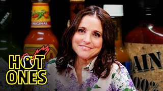 Download lagu Julia Louis-Dreyfus Fires Her Publicist While Eating Spicy Wings | Hot Ones mp3