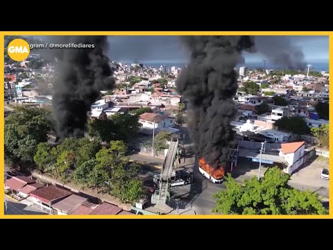 Violence flares after security forces kills Mexican drug lord