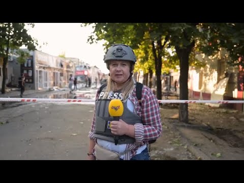 Expressen på plats i Ukraina – efter ryska robotattacken