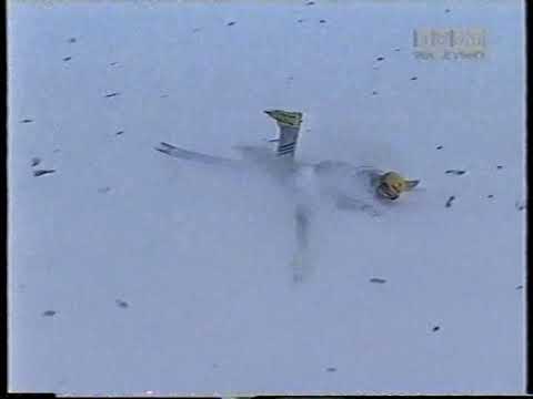 Jussi Hautamäki - 120 m - CRASH - 4HT Bischofshofen 06.01.2002