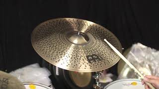 Video thumbnail for Meinl 22" Pure Alloy Custom Medium Thin Ride - 2705g by The Drum Shop - Portland, Maine