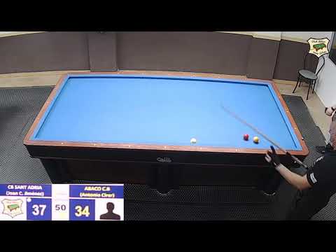 LIGA NACIONAL 3 BANDAS 2ª DIV. - SANT ADRIA VS ABACO