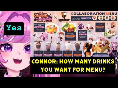 Ironmouse Shows Cafe Menu From Special Collaboration 