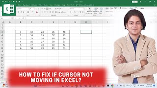 How to fix if cursor not moving in excel? #excel