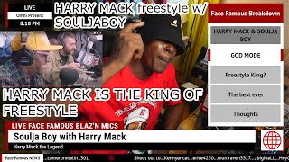 Face Famous Reactions Harry Mack goes GOD MODE for Soulja Boy (DISSECTION OF BARS)
