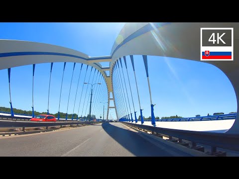 BRATISLAVA SLOVAKIA Tour 🇸🇰 Nice Drive Video in Europe • Eastern Europe by Car
