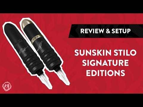 Sunskin Stilo Thomas Carli Jarlier & Matteo Pasqualin Signature Ed. Tattoo Machines | Review & Setup