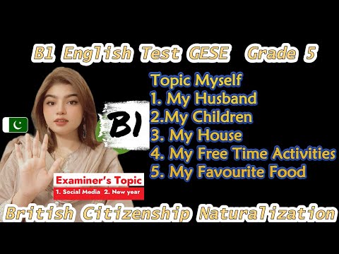 B1 English Test (GESE Grade 5) | SELT British Citizenship| Trinity College London ILR UK