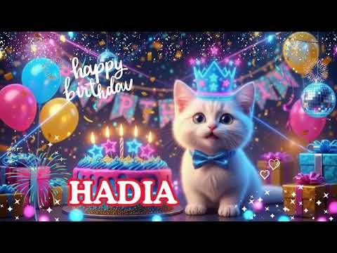 HADIA Birthday Song – Happy Birthday To You | #birthday #hadia