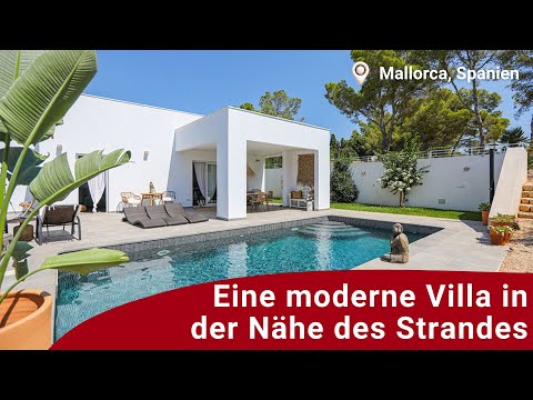 Neue Moderne Villa in Strandnähe auf Mallorca für €1 600 000