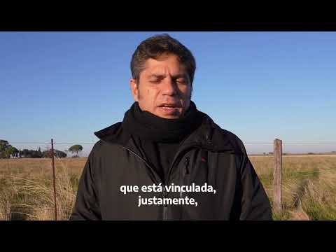 Axel Kicillof desde Tornquist: “Es zona fría y el gobierno de Milei la está afectando”