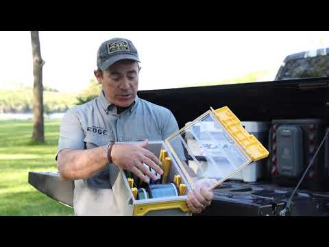 Line storage + spooling station in one box! EDGE Line Management box is a must have for any angler!