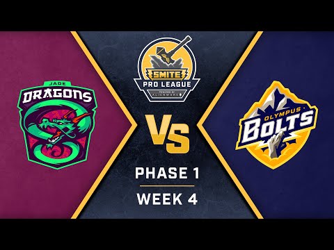 SMITE Pro League Phase 1 Week 4 Jade Dragons vs Olympus Bolts