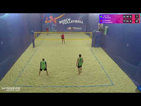 09:55 I. Horiaiev / M. Horobets - A. Pasazhin / D. Svyrydenko 19.02.2023 | Winners Beach Volleyball