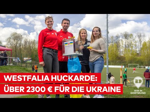 Über 2300 € gehen in die Ukraine: Westfalia Huckarde Spendenaktion ließ die Kasse klingeln