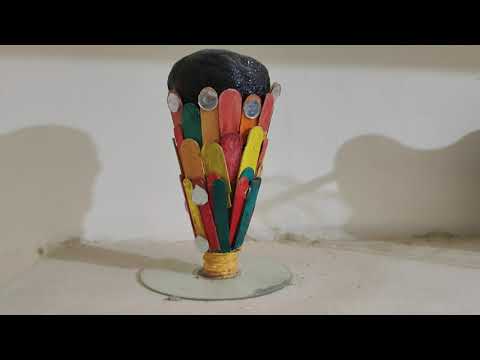 beautiful decoration ideas with ice cream sticks