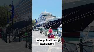 Pertama kali naik kapal pesiar Queen Elizabeth. Bagus banget! 🚢😍