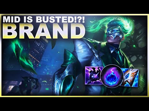 SO BRAND MID IS NOW ABSOLUTELY BUSTED!? | League of Legends