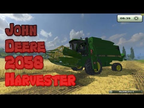 Farming Simulator 2013 Mod Showcase: John Deere 2058 Harvester